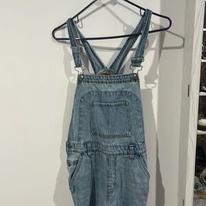 Target Wild Fable denim overalls. Size medium